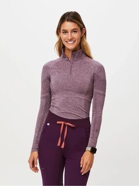 Figs Salta Seamless 1/4 Zip Size XS